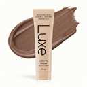 Luxe Color Changing Foundation for Women  Instantly Adapts to Your Skin Tone  Buildable Light-to-Medium Coverage  12-Hour Wear  Natural Dewy Finish - Dark