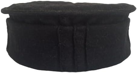 IMAHAM: HANDCRAFTED FLOWER Men's Unisex Muslim Men Prayer Cap Ramadaan Caps Eid Cap Handmade Kufis Namaz Hat Beanie, L
