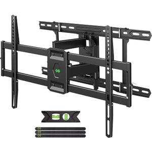 USX MOUNT UL Listed TV Wall Mount for 42"-85" TVS, Fits 16" 18" or 24" Studs, Full Motion Wall Mount Swivel Tilt Extension TV Bracket with Dual Articulating Arms, Max VESA 600x400mm, Load 110lbs (42-85 FM TV Mount &16-24 Wood Stud)