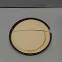 EPFamily 10 Inch Ceramic Planter Pot Round Plant Pot for Indoor Plants Outdoor Large Flower Pot with Drainage Hole and Saucer Blue