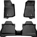JOYTUTUS Floor Mats Compatible with Gladiator JT 4-Door 2020-2026 (Not for 2-Door), All Weather Protection Floor Mats, Floor Liners Front & Rear Complete Set, Custom Fit