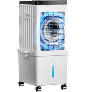 Portable Air Conditioners,Evaporative Swamp Air Cooler 3-in-1 Free Standing Cooling AC Unit with Fan & Humidifier,Windowless Portable AC Unit with Remote, Fast Cooling, 7H Timer for Bedroom,Office