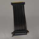 EZDIY-FAB PCIE Gen 4 16x Extreme Flexible, High Speed Riser Cable PCI Express 4.0 Port GPU Extension Card-Straight Connector [7.87in/20cm]