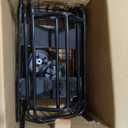 Homestead 220 Lbs Rolling Saddle Rack Cart with Basket – Heavy Duty Saddle Stand for Western Horse Gear, Organizers and Storage for Tack Room, Bridle, Horse Lovers, Cowboy - 3 Tier Saddle Rack Carts