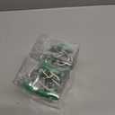 2 x Twofishes 12 Pcs Green Leaves Shower Curtain Hooks Decorative Rust Proof Resin Green Leaf Shower Curtain Hooks