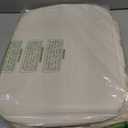 LONBET Laundry Basket with Lid, Made from Breathable Fabric | Aesthetic Clothes Hampers for Laundry with Side Handles & Sturdy Bamboo Frame (40 Gallons - Double, Beige)