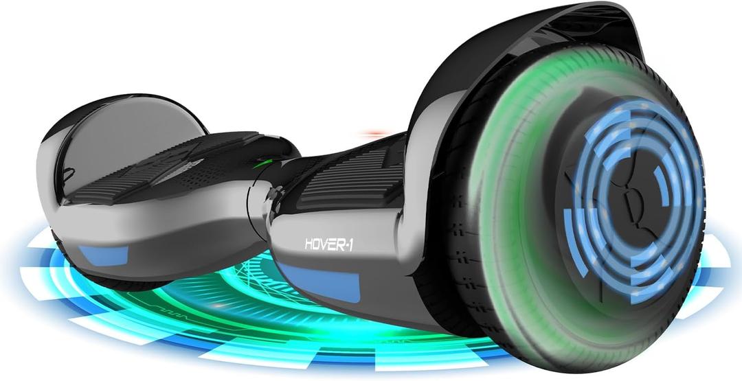 Hover-1 Helix Electric Self Balancing Hoverboard with 7 mph Max Speed, Dual 200W Motors, 3 Mile Range, and 6.5 Wheels Self Balancing Scooter