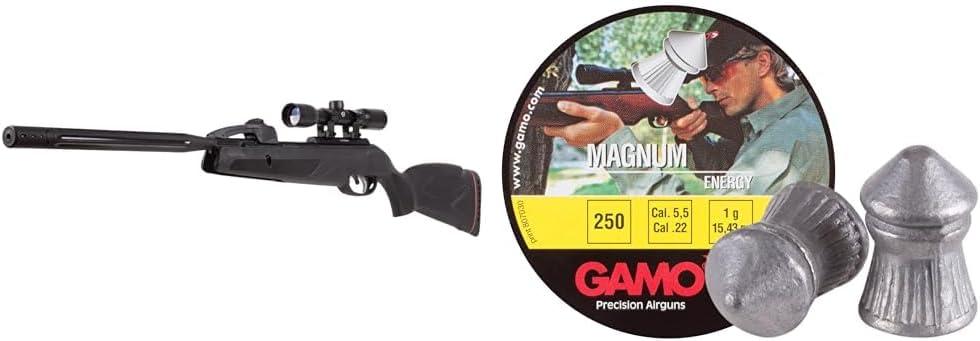 Gamo 611006875554 Swarm Whisper Air Rifle.22 Caliber,Black