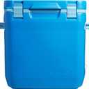 Stanley Adventure Outdoor Cooler 30 qt | Heavy Duty Outdoor Camping Cooler with Easy Carry Side Handles | 4 Days Cooling Ice Chest for 40 Cans | Flat Top Doubles as Seat | BPA-Free | Azure