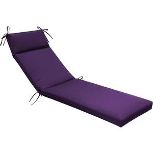 QILLOWAY Outdoor Chaise Lounge Cushion,All Weather High-Density Foam Recliner Chairs Replacement CushionsPurple.