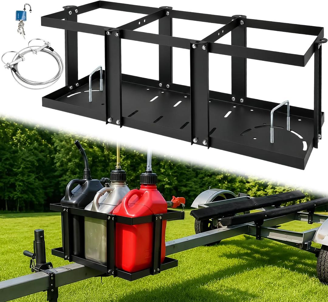 Gas Can Holder for Trailer