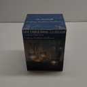 Battery Operated Table Lamp with Timer, LED Bulb, Grey (Gray)