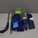 Microfiber Spray Mop for Floors Cleaning: Wet Dry Hardwood Floor Mops with 3 Washable Reusable Pads for Swiffer Powermop - Flat Mop with Sprayer for Tile Wood Laminate Vinyl Marble (Dark Blue)