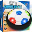 Hover Soccer Ball for Kids, Light-Up Soccers Ball Boys Toys, Kids Training Hover Balls Indoor Toy Games, Birthday Gifts for Kid Age 4, 5, 6, 7, 8-10 Year Old Boy - Soccer (Multicolor)