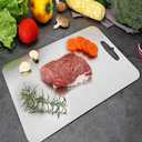 Titanium Cutting Board,100% Pure Titanium Cutting Boards for Kitchen, 2025 New Double Sided Food-Grade Chopping Board for Cutting Meat Vegetable Fruit (12"L x 9"W)