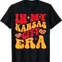 Groovy In My Kansas City Era T-Shirt (Small, Black)