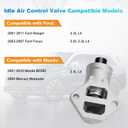 NPAUTO Idle Air Control Valve Compatible with Ford Ranger Focus 2001 2002 2003 2004 2005 2006 2007 2008 2009 2010 2011, B2300 2001-2010, 04 Mercury Marauder, 2.0L 2.3L AC504