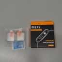 Misxi 2 Pack Hard PC Case with Tempered Glass Screen Protector Compatible with Apple Watch SE 3 (2025) SE 2 SE Series 6 Series 5 Series 4 40mm, Anti-Drop Lightweight Cover for iWatch, 1 Starlight + 1 Transparent