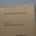 Bernhard Products Decorative Wall Clock 18 Inch Silent Non Ticking Extra Large Quartz Battery Operated Black Roman Numerals for Kitchen, Office, Living/Dining Room & Over Fireplace, Wedding Gift