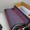 2025 New 1370pcs Dual Wavelength LED Beads 660nm&850nm Red Light Therapy Mat Full Body Used to Relieve Pain 71''x 33'', Home Near Infrared Light Therapy Product with TimerGray