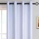 Yakamok Light Blocking Gradient Color Curtains Purple Ombre Blackout Curtains Room Darkening Thermal Insulated Grommet Window Drapes for Living Room/Bedroom (Purple, 2 Panels, 52x84 Inch)
