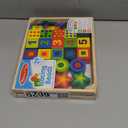 Melissa & Doug Deluxe Wooden Lacing Beads - Educational Activity with 27 Beads and 2 Laces