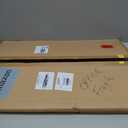 Office Desk Divider 2 pcs, Acrylic Desk Privacy Panels, Frosted Glass Privacy Divider on Desk Partition, 30" x 18"