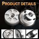 Engine Timing Chain KitCompatible with 2017-2020 Elantra & 2018-2021 Kona & 2019-2021 Velo-Ster & 2019-2022 Forte & 2017-2018 Forte5 2.0L L4 EngineReplace# 24350-2E700 24321-2E010 Set of 6