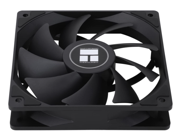 Thermalright TL-C12C X3 CPU Fan 120mm Case Cooler Fan, 4pin PWM Silent Computer Fan with S-FDB Bearing Included, up to 1550RPM Cooling 5Pack
