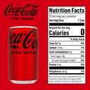 Coca-Cola Coke Zero Sugar Diet Soda, 10 Pack (7.5 fl oz (Pack of 10))