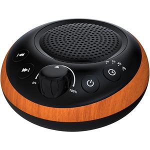 Sound Brown Noise Machine White Noise Machine Nonstop 30 Soothing Sounds Sound Therapy for Baby Kids Adults Sleep Machine 36-Level Vol Auto-Off Timer Memory Function for Home Travel Office (Wood)