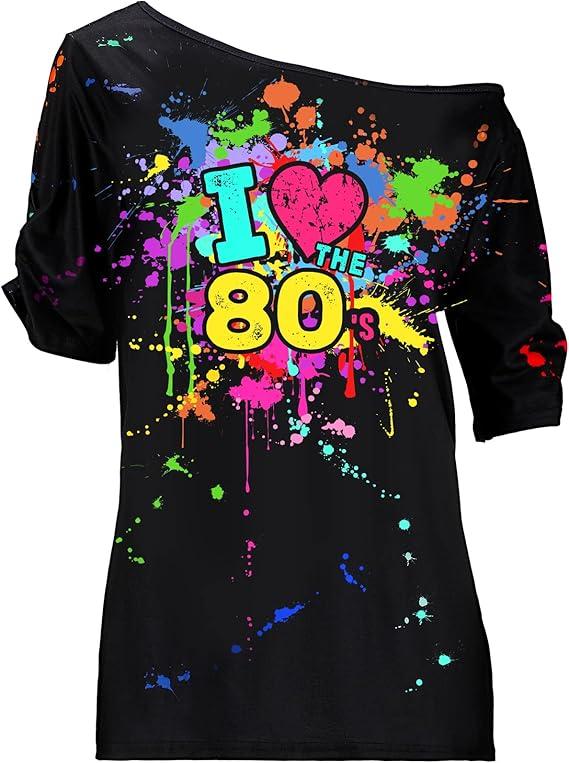 Halloween Shirts for Women: Party Short Sleeve Costumes Crewneck T-Shirt M