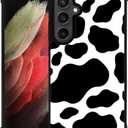 Compatible with Samsung Galaxy S24 S25 Plus Case,Fantasy Cow Skin Amazing Pattern Design Shockproof Anti-Scratch Hard PC Back Case for Samsung Galaxy S24 S25 Plus