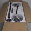 Fanerody 52 Inch Outdoor Ceiling Fan,IP65 Waterproof and Moisture-Proof Ceiling Fan,with Light and Remote Control,6-Speed Reversible DC Motor,Suitable for Pavilions and Terraces.Black And Brown 2Pack