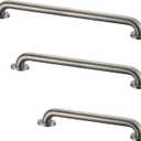 Grab Bar Bundle for ADA Compliance, Brushed Stainless Steel Grab Bar Set for Commercial and Residential Restrooms, 1.5" Diameter - 18", 36", 42" - Pack of 3