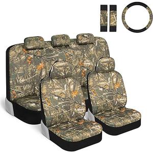 CA 3 Pack Camo Truck SUV Seat Cover Kit