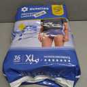 SUNKISS Ultra Thin Incontinence Underwear for Men, Mens Disposable Pull Ups, Fast Absorption & Leak Proof Protection, Moderate Absorbency, XLarge, Blue, 36 Count