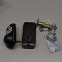 TEEHO TE002 Fingerprint Door Lock - Keyless Entry Electronic Keypad Deadbolt with 2 Backup Keys - Auto Lock - Easy Installation - Smart Locks for Front Door - Matte Black