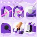 AXHJ Electric Balloon Pump, Portable Electric Air Balloon Pump Dual Nozzle Air Blower Pump, Balloon Inflator for Party Decorations