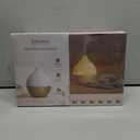 SALKING Essential Oil Diffuser (Set of 2), 100ml Small Aromatherapy Diffuser with Auto Shut-Off, Ultrasonic Diffusers for Essential Oils, Cool Mist Humidifier with Warm White Lights, for Office Home