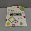 NICEVINYL Embroidered Iron-on Patches Applique: 72Pcs Random Assorted Decorative Patches Iron on/Sew on for Clothing Accessories