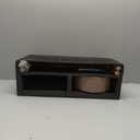 Havniva Ceramic Raised Dog Bowl with Stand for Medium and Large Breed Dog Dish Pet Food and Water Bowl (Double Bowl with Stand - Brown Coffee, 8" D)