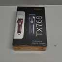 Hair Clippers for Men Professional Clippers for Men Cordless & Corded Barber Clippers for Hair Cutting & Grooming. Rechargeable Hair Trimmer Kit for Household (Red)