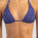 Roxy Women’s Bikini Top – Adjustable Straps, Removable Pads, UPF 50+, QuickDry, Swimwear Top, Beachwear, Purple, Size M