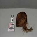 REECHO 11" Short Bob Wig with bangs Synthetic Hair for White Black Women Color: Linen