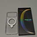 TORRAS 360 Magnetic Stand for iPhone 17 Pro Max Case, Fit for MagSafe, Non-Yellowing Clear Case for iPhone 17 Pro Max Phone Case with Kickstand & Camera Control, Hard PC Protection, Q3 Spin