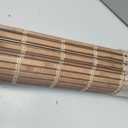 No Drill Cordless Bamboo Roman Shades, 31×64 in, Driftwood | Natural material, Light Filtering, Easy Install