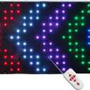 LED Vision Curtain LED Pixel Light P18 2x3M DMX512 for Mobile DJ Band Club Wedding Stage Backdrop