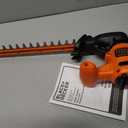 BLACK+DECKER Electric Hedge Trimmer, 16-Inch 3.0 Amp Compact Corded Power Hedge Trimmer (BEHT100)