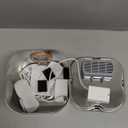 Cat Water Fountain Stainless Steel: Pet Fountains for Cats/Dog Indoor Automatic Waterer Bowls for Drinking Small Animal Water Dispenser Metal Pets Watering Faucet Bottle Auto Kitty Watering Supplies (74oz/2.2L Cat Fountain + 3 Filters)